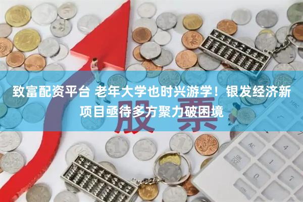 致富配资平台 老年大学也时兴游学！银发经济新项目亟待多方聚力破困境