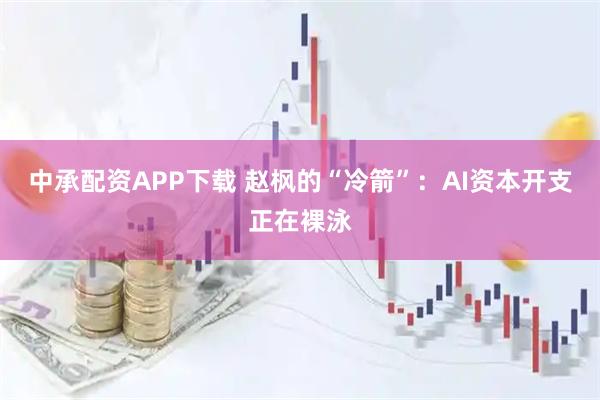 中承配资APP下载 赵枫的“冷箭”:AI资本开支正在裸泳